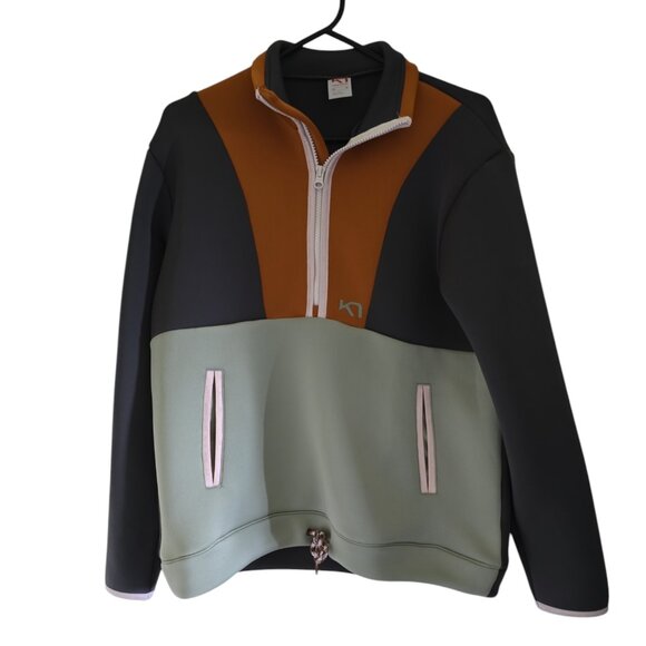 Kari Traa Sanne Long Sleeve Pullover women's training half-zip Size Medium - Picture 2 of 7